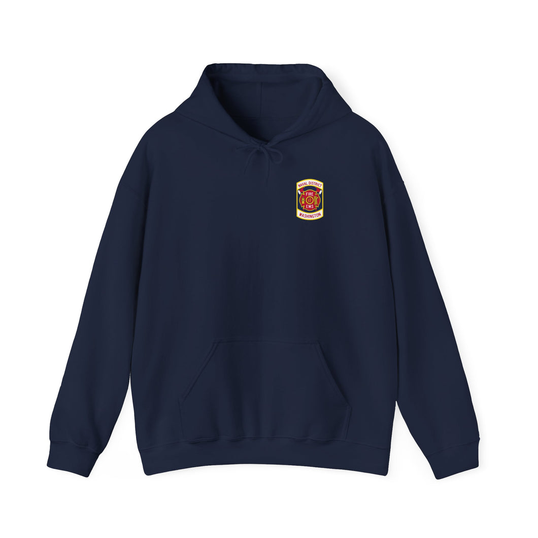 Duty Naval District Washington IAFF Local F-121 Breast Cancer Hoodie 2025