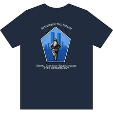 Load image into Gallery viewer, Remember The Fallen Firefighter Tee – Naval District Washington Memorial Shirt